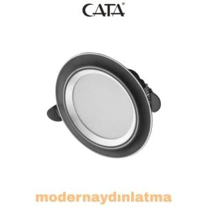 Cata CT-5258 6W 3 Renk Zebra Led Armatür Siyah Kasa