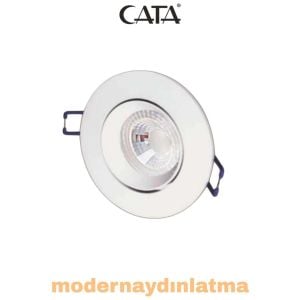 Cata CT-5256 8W Beyaz Kasa Led Spot Günışığı