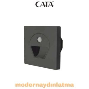 Cata CT-5170 Siyah Kasa Sensörlü Koridor Spot Günışığı