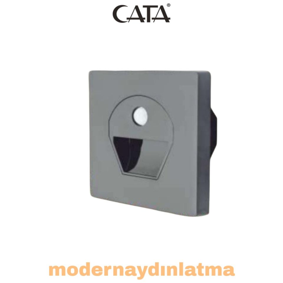 Cata CT-5170 Füme Kasa Sensörlü Koridor Spot Beyaz Işık