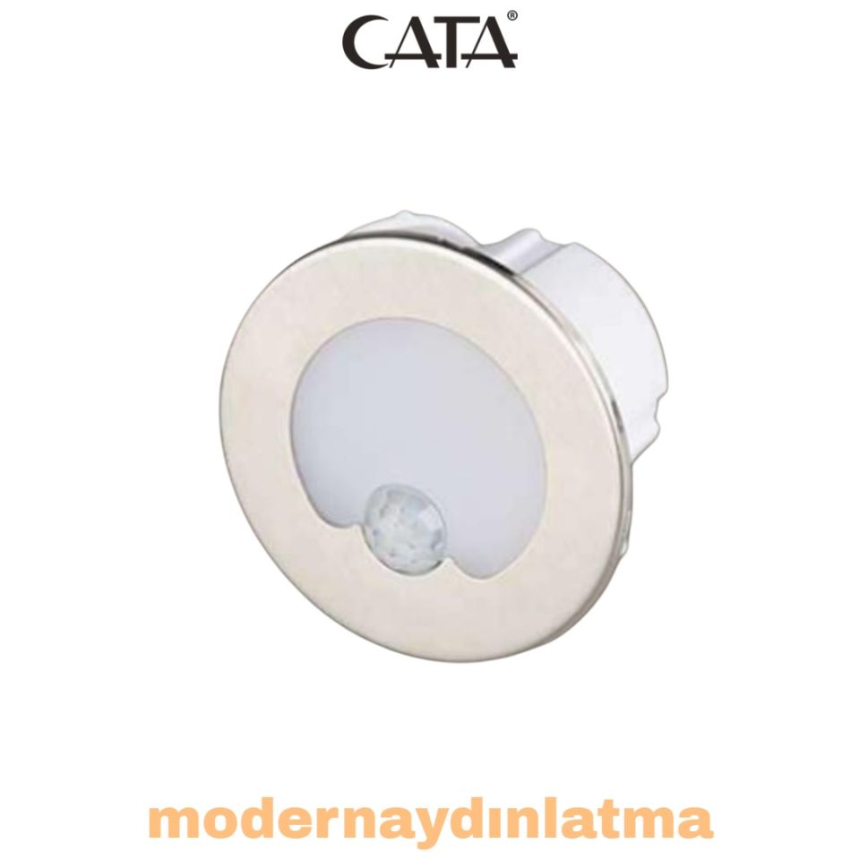 Cata CT-5174 Sensörlü Yuvarlak Koridor Spot Beyaz Işık