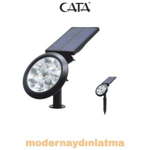 Cata CT-7320 18W Solar Güneş Enerjili Bahçe Armatür Beyaz Işık