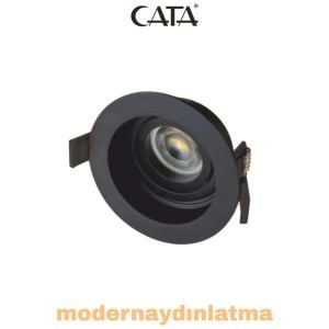 Cata CT-5224 Pars Siyah Yuvarlak Dekoratif Spot