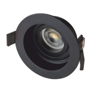 Cata CT-5224 Pars Siyah Yuvarlak Dekoratif Spot