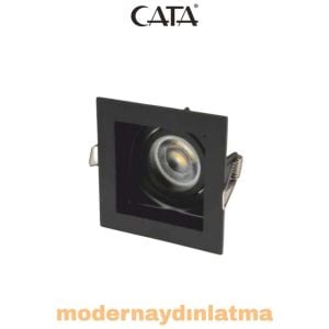 Cata CT-5223 Pars Siyah Kare Dekoratif Spot