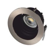 Cata CT-5220 Pars Satin-Siyah Yuvarlak Dekoratif Spot