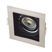 Cata CT-5225 Pars Satin-Siyah Kare Dekoratif Spot