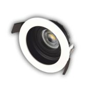 Cata CT-5221 Pars Beyaz-Siyah Yuvarlak Dekoratif Spot