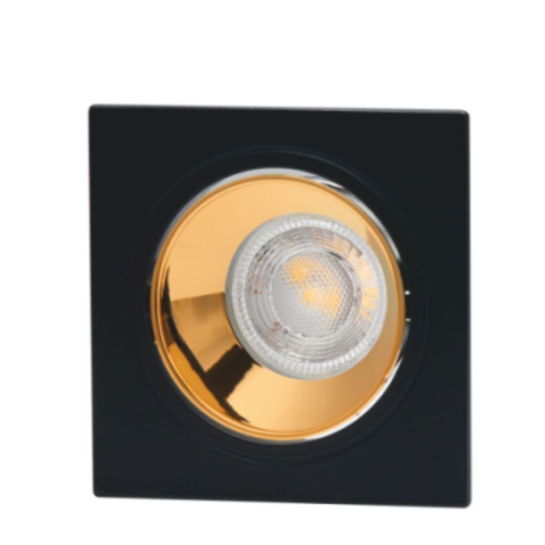 Cata CT-5055 Jaguar Siyah-Bakır Kare Dekoratif Spot