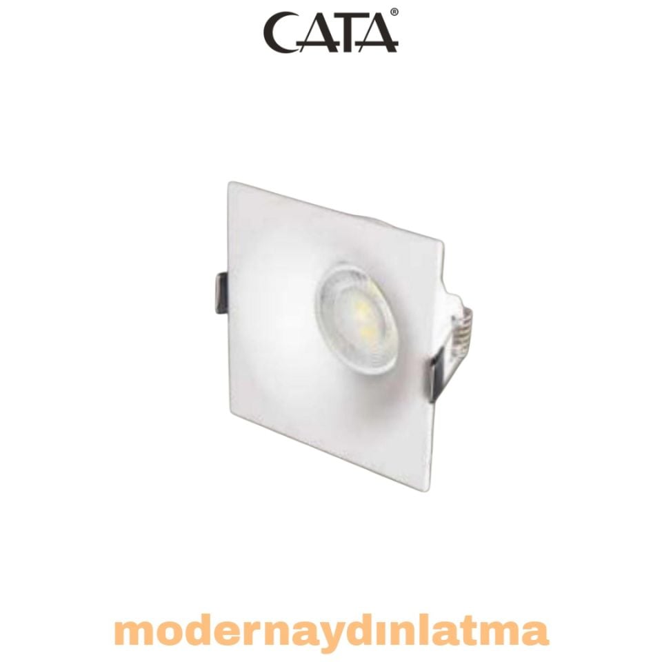 Cata CT-5092 Lion Beyaz Kare Dekoratif Spot