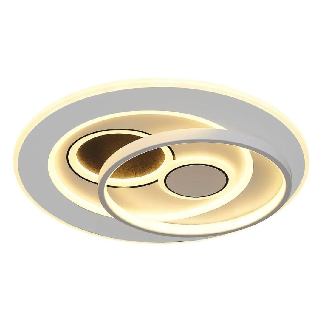 Nofa 50cm Beyaz Ledli Plafonyer Avize Kumandalı 1411-1