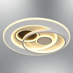 Nofa 50cm Beyaz Ledli Plafonyer Avize Kumandalı 1411-1