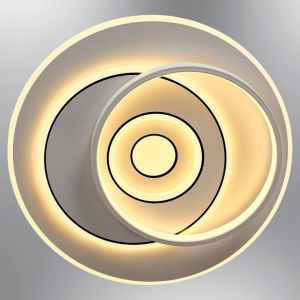 Nofa 50cm Beyaz Ledli Plafonyer Avize Kumandalı 1411-3