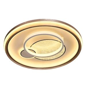 Nofa 50cm Beyaz Ledli Plafonyer Avize Kumandalı 1411-5