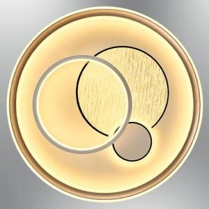 Nofa 50cm Beyaz Ledli Plafonyer Avize Kumandalı 1411-5