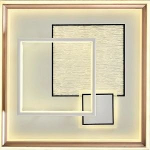 Nofa 50x50cm Beyaz Ledli Plafonyer Avize Kumandalı 1411-6