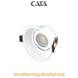 Cata CT-5001 Panter Beyaz Yuvarlak Dekoratif Spot