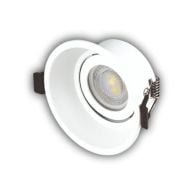 Cata CT-5001 Panter Beyaz Yuvarlak Dekoratif Spot