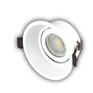 Cata CT-5001 Panter Beyaz Yuvarlak Dekoratif Spot