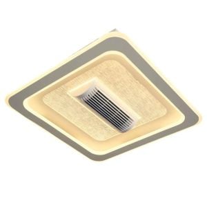 Storm 60x60cm Beyaz Kumandalı Fanlı Ledli Plafonyer Avize 1412-2