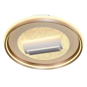 Storm 60cm Beyaz Kumandalı Fanlı Ledli Plafonyer Avize 1412-3