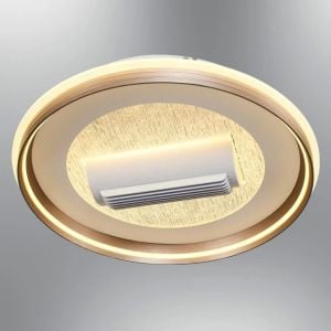 Storm 60cm Beyaz Kumandalı Fanlı Ledli Plafonyer Avize 1412-3