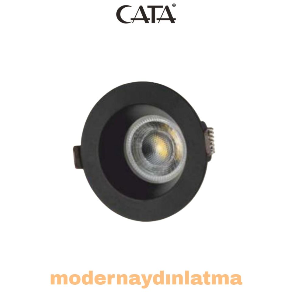 Cata CT-5041 Jaguar Siyah Yuvarlak Dekoratif Spot