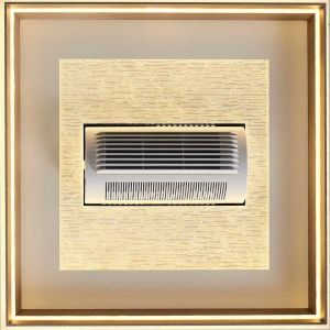 Storm 60x60cm Fanlı Armatür Beyaz Kumandalı Ledli Plafonyer Avize 1412-4