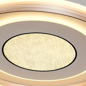 Dare 60cm Beyaz Kumandalı Ledli Plafonyer Avize 1412-5