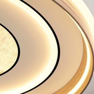 Dare 60cm Beyaz Kumandalı Ledli Plafonyer Avize 1412-6