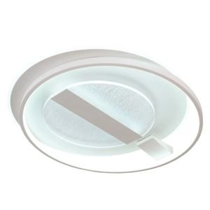 Dare 60cm Beyaz Kumandalı Ledli Plafonyer Avize 1412-7