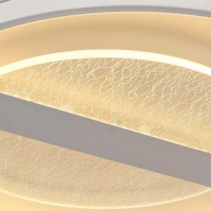 Dare 60cm Beyaz Kumandalı Ledli Plafonyer Avize 1412-7