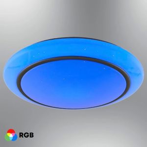 Futura 55cm Kumandalı Beyaz Ledli Plafonyer Avize RGB 1413-2