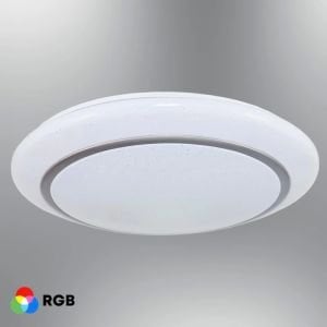 Futura 55cm Kumandalı Beyaz Ledli Plafonyer Avize RGB 1413-2