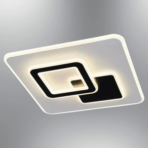 Futura 45x45cm Kumandalı Beyaz Ledli Plafonyer Avize 1413-3