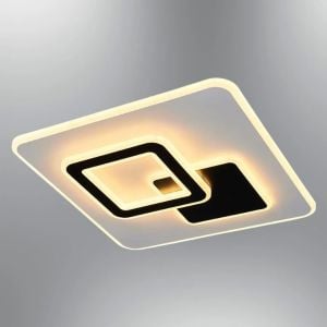 Futura 45x45cm Kumandalı Beyaz Ledli Plafonyer Avize 1413-3