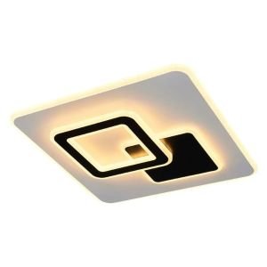 Futura 45x45cm Kumandalı Beyaz Ledli Plafonyer Avize 1413-3