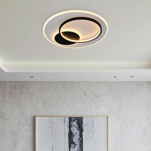 Futura 55cm Kumandalı Beyaz Ledli Plafonyer Avize 1413-4