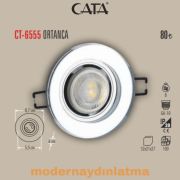 Cata CT-6555 Ortanca Yuvarlak Dekoratif Cam Spot
