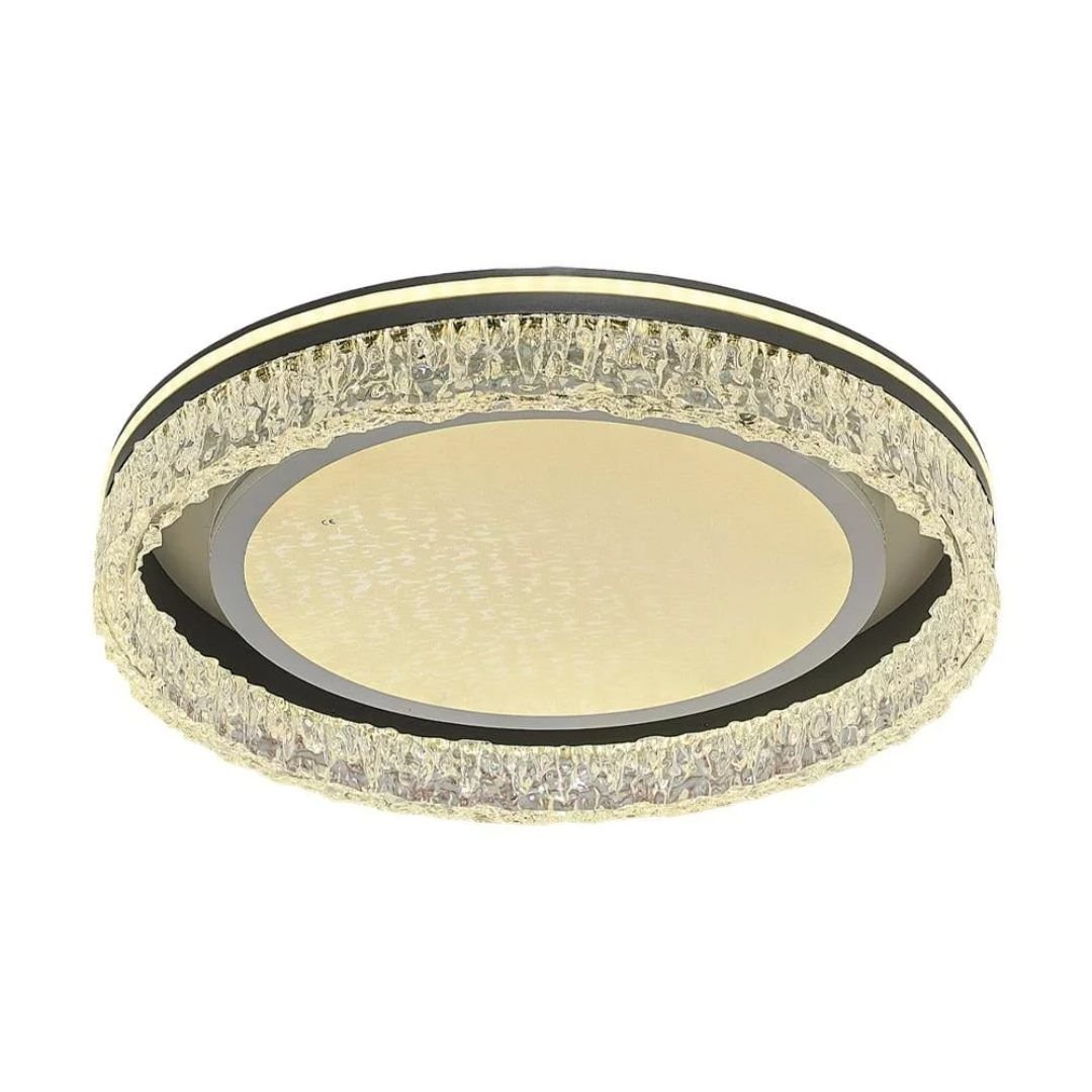 Nofa 50cm Tuya Uyumlu Kumandalı Beyaz Ledli Plafonyer Avize 1414-1