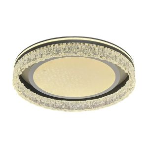 Nofa 60cm Tuya Uyumlu Kumandalı Beyaz Ledli Plafonyer Avize 1414-2