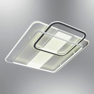 Nofa 60x60cm Tuya Uyumlu Kumandalı Beyaz Ledli Plafonyer Avize 1414-7