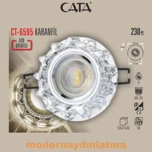 Cata CT-6595 Karanfil Yuvarlak Dekoratif Cam Spot