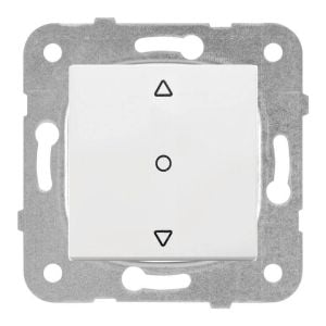 Viko Karre Serisi Anahtar Prizler Tek Düğmeli Jaluzi Kumanda Anahtarı - Çerçevesiz