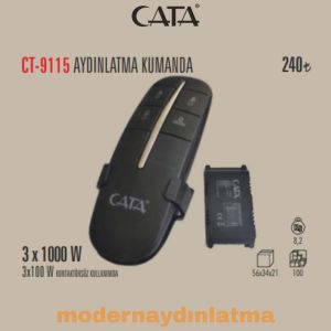 Cata CT-9115 3 Kanallı Avize Aydınlatma Kumandası