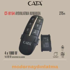Cata CT-9154 4 Kanallı Avize Aydınlatma Kumandası