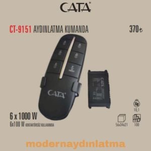 Cata CT-9151 6 Kanallı Avize Aydınlatma Kumandası