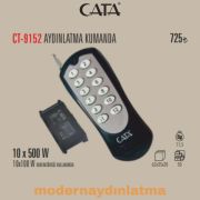 Cata CT-9152 10 Kanallı Avize Aydınlatma Kumandası