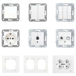 Viko Karre Serisi Anahtar Prizler İnternet (Data) Prizi - Çerçevesiz