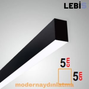 Lebis Sıva Üstü Lineer Led Aydınlatma 5x5 Kasa 60 Cm